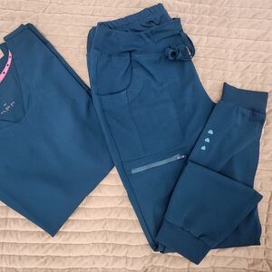 Scrub Pant: HeartSoul Women's Heart Breaker Low-Rise Drawstring In Size M